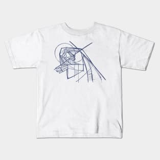 Jesus Christ at his Passion carrying the cross Kids T-Shirt